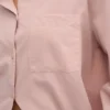 Chemise oversize bio - Rose délavé