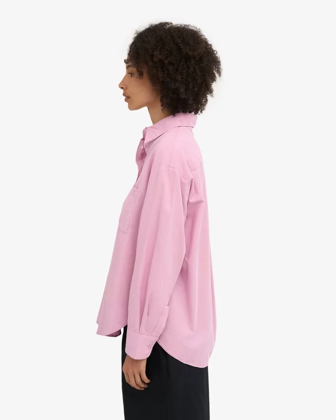 Chemise oversize en coton bio - Fleur de cerisier
