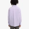 Chemise oversize en coton bio - Lavande douce