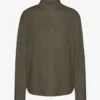 Chemise oversize en coton bio - Olive poudré