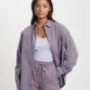 Chemise oversize en coton bio - Vert chasseur