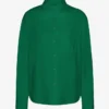 Chemise oversize en coton bio - Vert Kelly