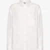 Chemise oversize en lin - Blanc optique