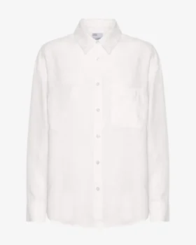 Chemise oversize en lin - Blanc optique