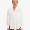 Chemise oversize en lin - Blanc optique