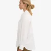 Chemise oversize en lin - Blanc optique