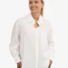 Chemise oversize en lin - Blanc optique