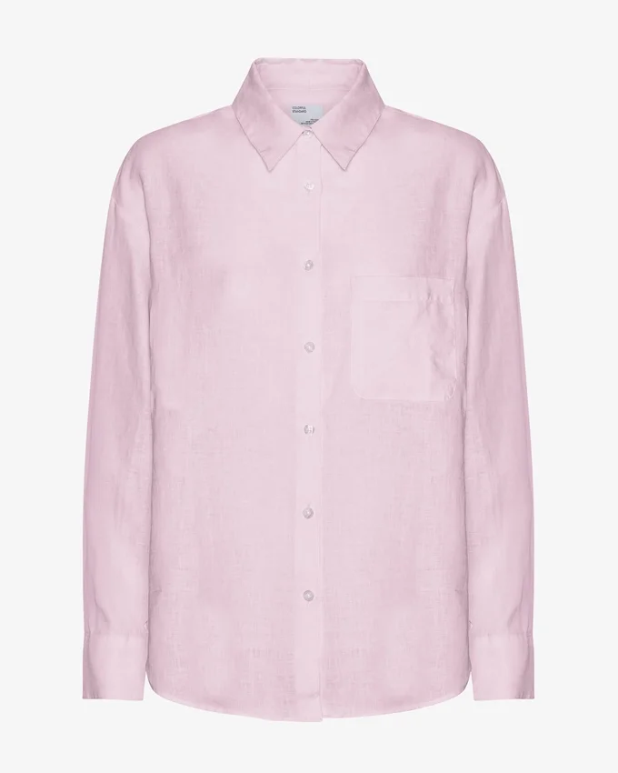 Chemise oversize en lin - Fleur de cerisier