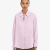 Chemise oversize en lin - Fleur de cerisier