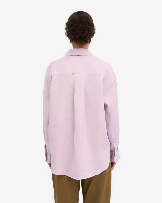 Chemise oversize en lin - Fleur de cerisier