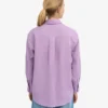 Chemise oversize en lin - Lavande pâle