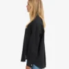 Chemise oversize en lin - Noir intense