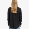 Chemise oversize en lin - Noir intense