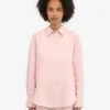 Chemise oversize en lin - Rose délavé