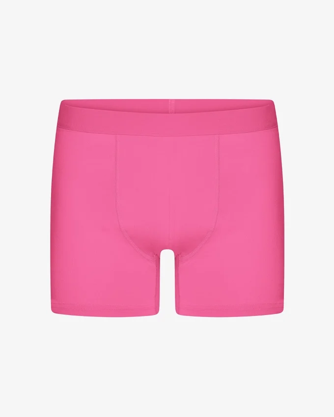 Classic Organic Boxer Briefs - Bubblegum Pink