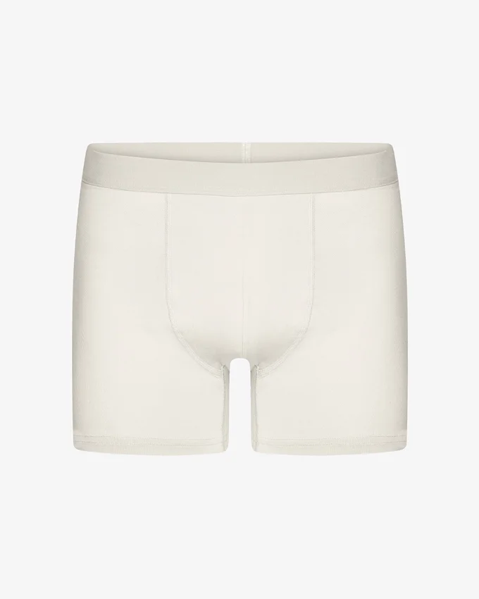 Classic Organic Boxer Briefs - Ivory White
