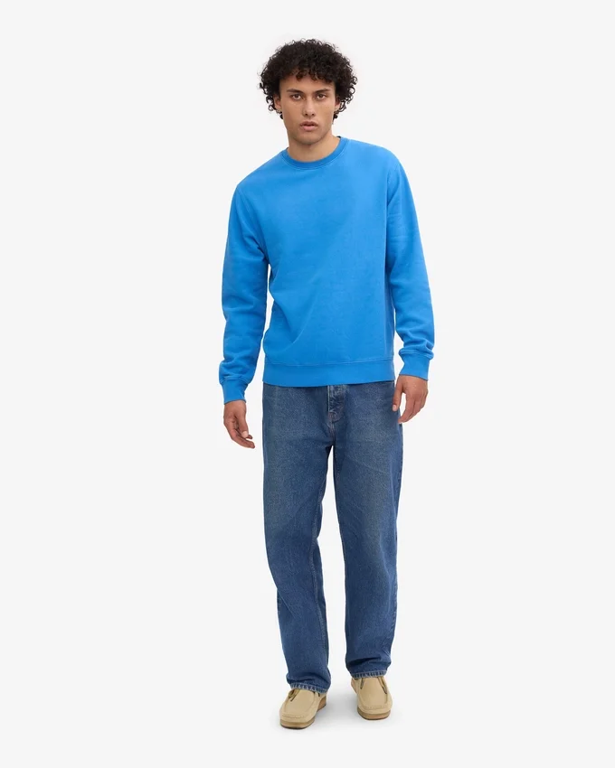 Classic Organic Crew - Bleu Pacifique