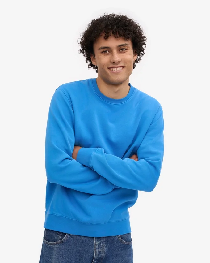 Classic Organic Crew - Bleu Pacifique