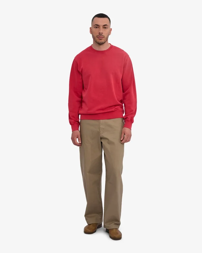 Classic Organic Crew - Faded Red
