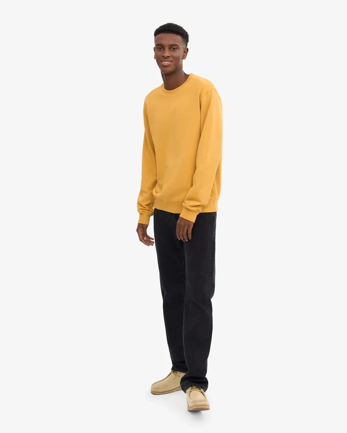 Classic Organic Crew - Jaune brûlé