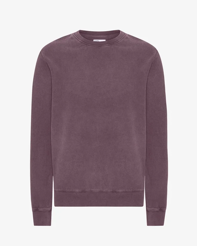 Classic Organic Crew - Raisin délavé