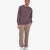 Classic Organic Crew - Raisin délavé