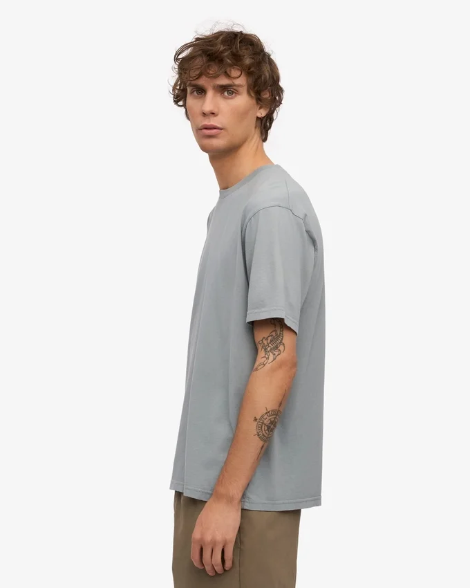 Classic Organic Tee - Bleu acier