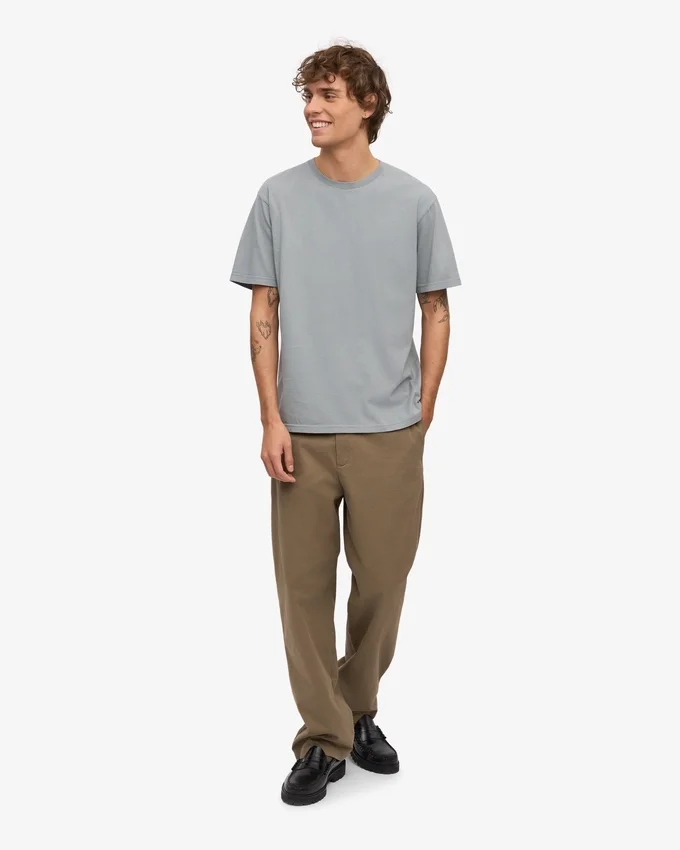 Classic Organic Tee - Bleu acier