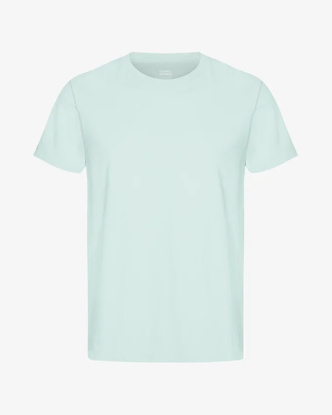 Classic Organic Tee - Bleu aqua clair