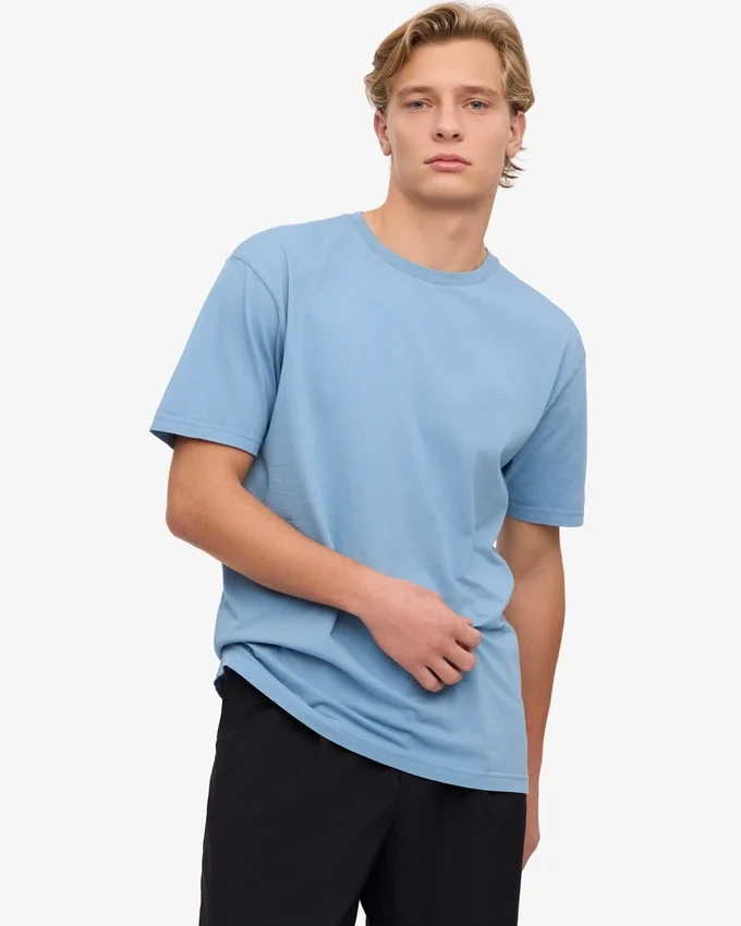 Classic Organic Tee - Bleu bord de mer