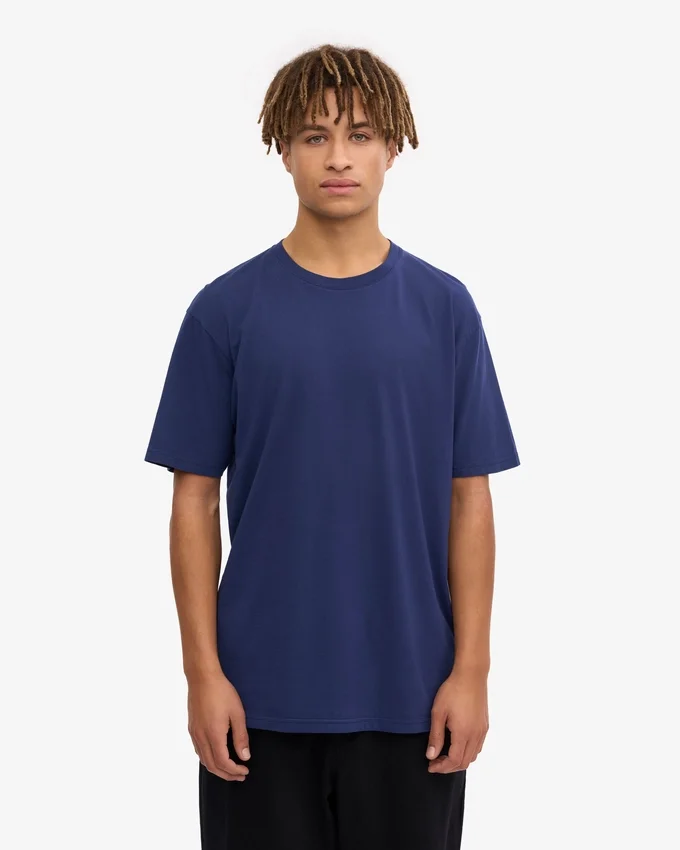 Classic Organic Tee - Bleu marine