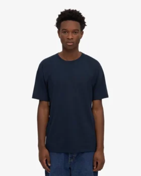Classic Organic Tee – Bleu marine