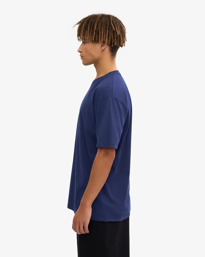 Classic Organic Tee - Bleu marine