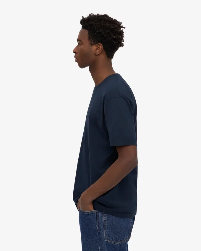 Classic Organic Tee - Bleu marine