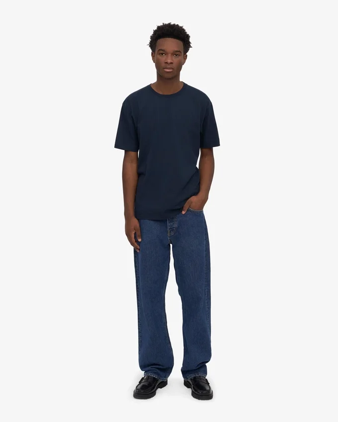 Classic Organic Tee - Bleu marine