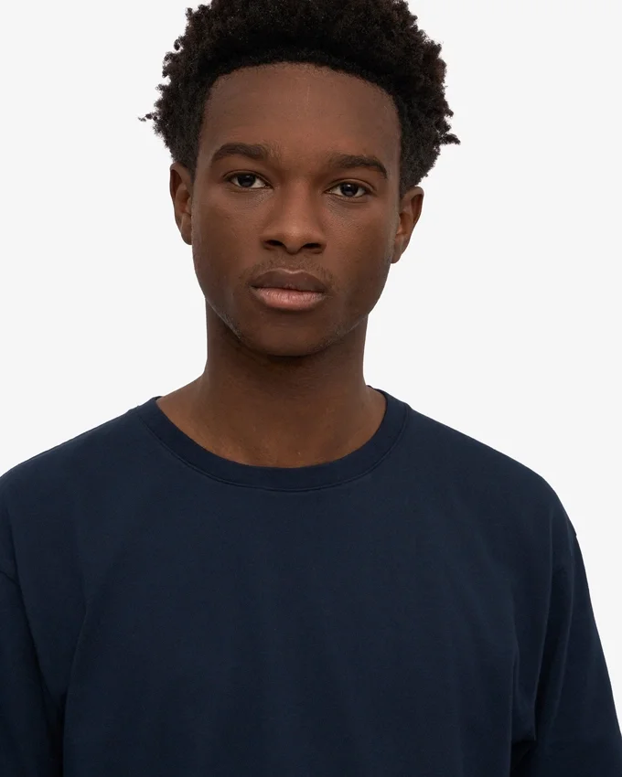 Classic Organic Tee - Bleu marine