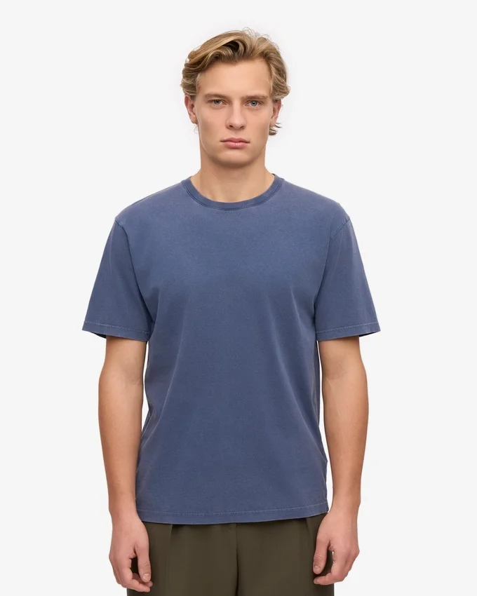 Classic Organic Tee - Bleu Neptune