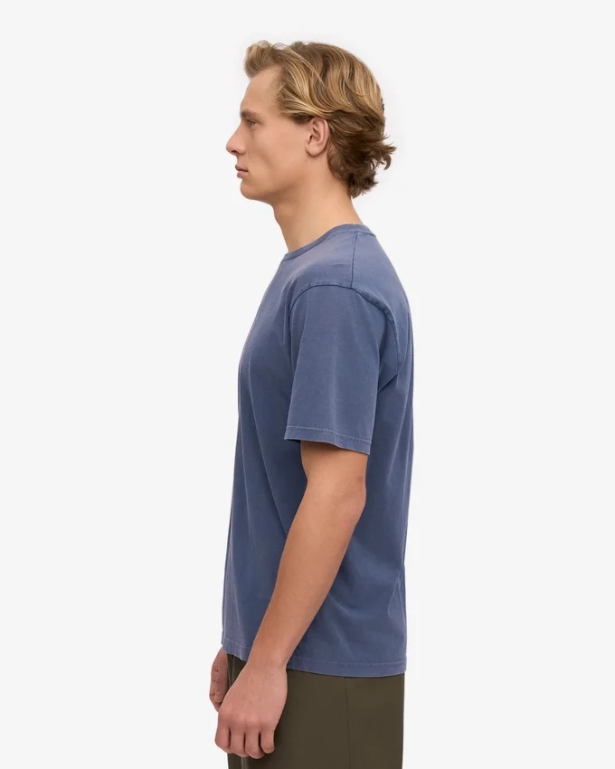 Classic Organic Tee - Bleu Neptune