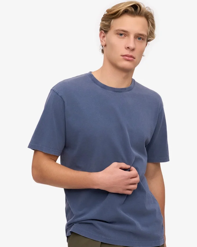 Classic Organic Tee - Bleu Neptune