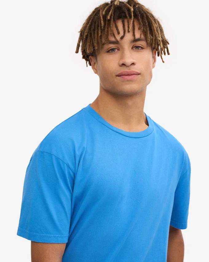 Classic Organic Tee - Bleu Pacifique