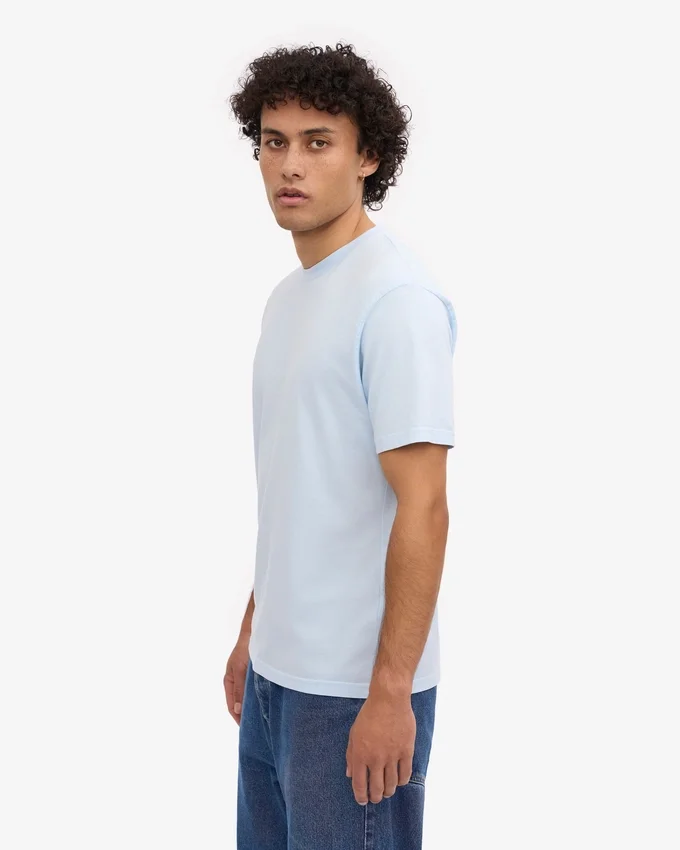 Classic Organic Tee - Bleu polaire