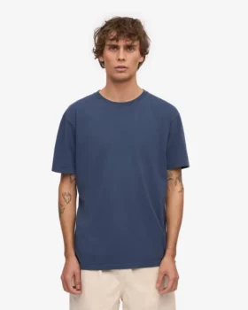 Classic Organic Tee – Bleu pétrole