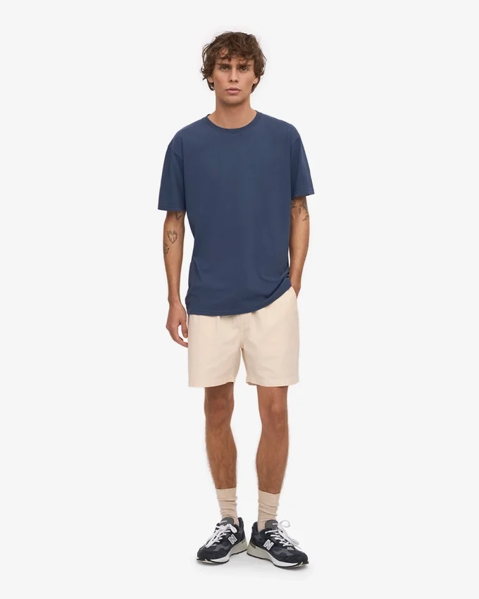 Classic Organic Tee - Bleu pétrole