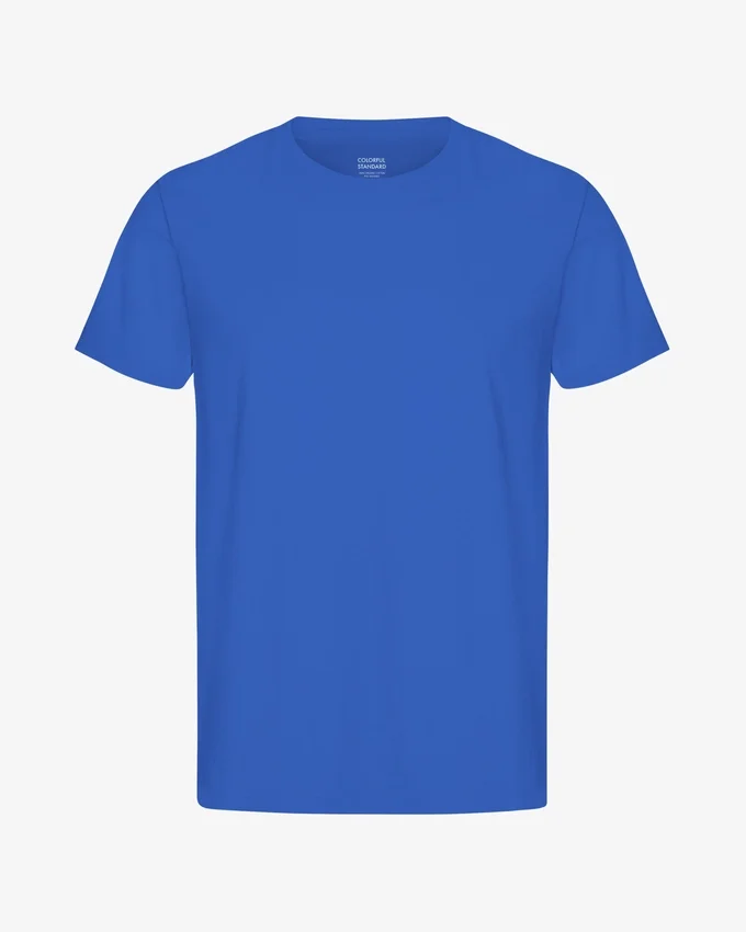 Classic Organic Tee - Bleu saphir