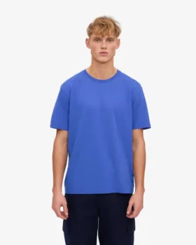 Classic Organic Tee – Bleu saphir