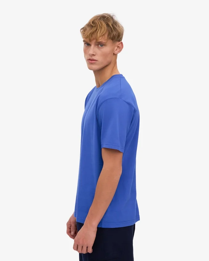 Classic Organic Tee - Bleu saphir