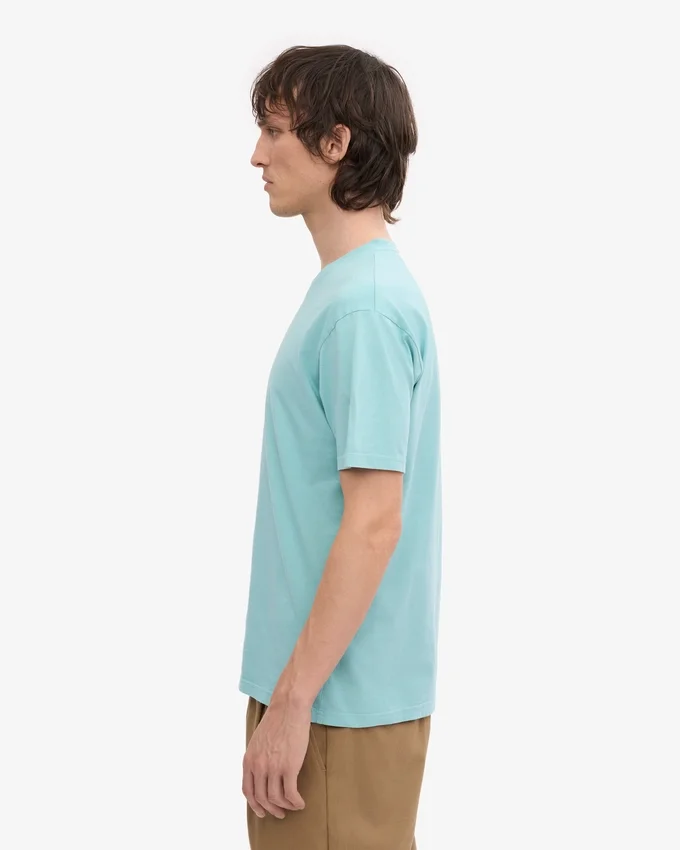 Classic Organic Tee - Bleu sarcelle