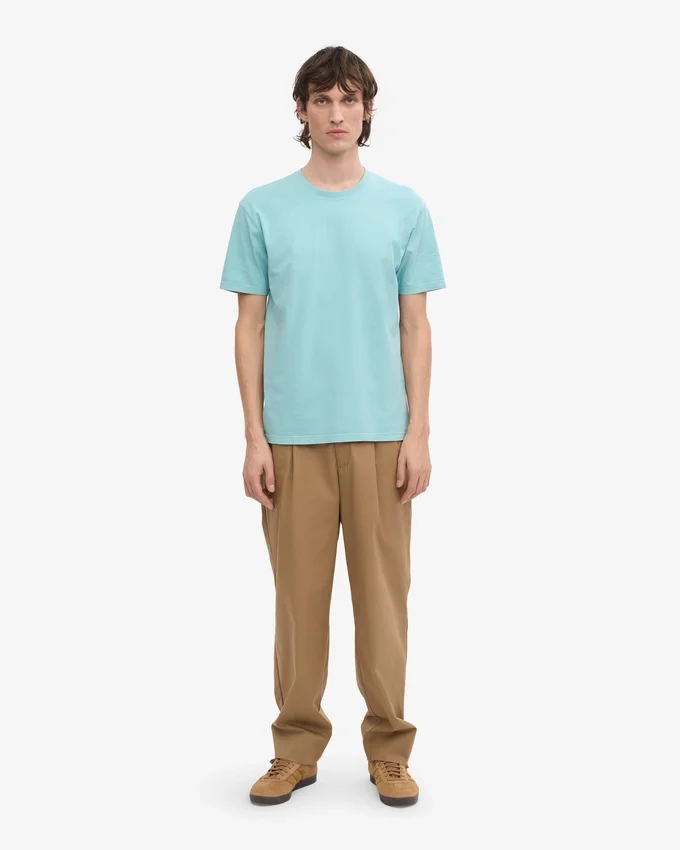 Classic Organic Tee - Bleu sarcelle