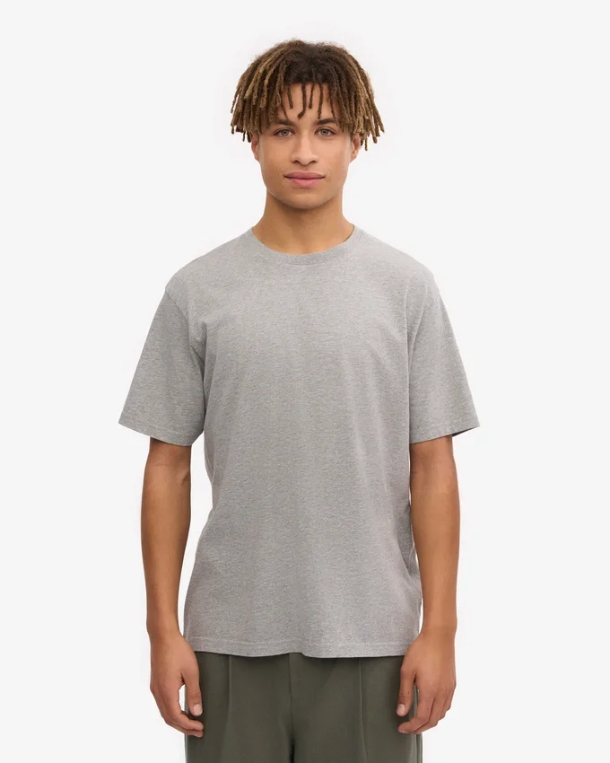 Classic Organic Tee - Gris chiné