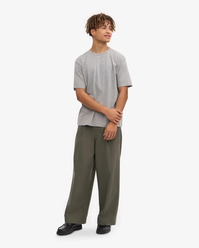 Classic Organic Tee - Gris chiné
